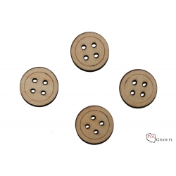 Guziki grawerowane 2cm 4szt. guzik A359
